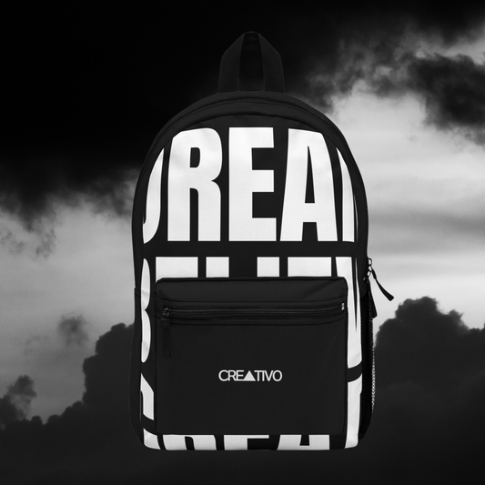 CRE▲TIVO BACKPACK BLACK AND WHITE